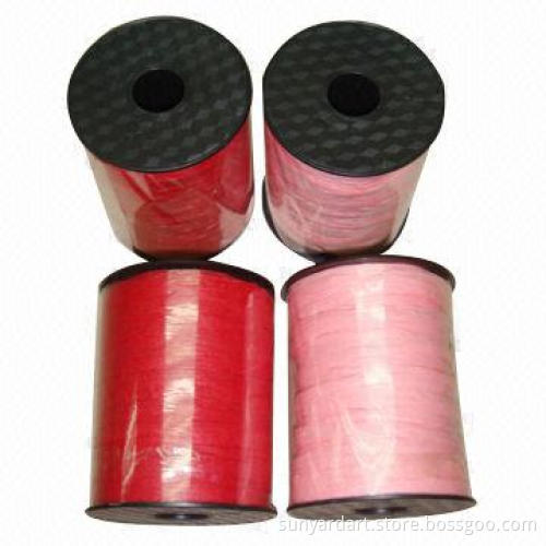 Paper raffia gift ribbon on plastic spool/paper string for gift packing decoration